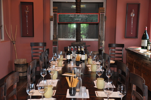Tasting Room layout