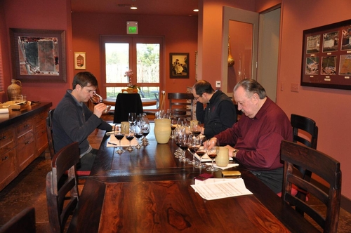 The blending team, Lou, Louis and Denis