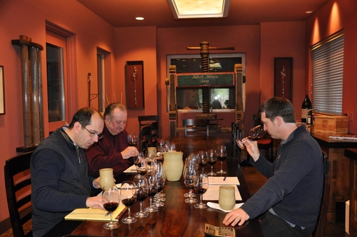 The blending team, Lou, Louis and Denis
