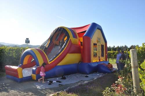 Big jumping house for all to enjoy
